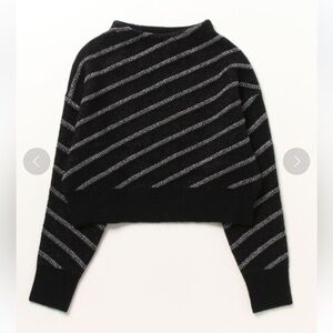 All Saints Vega Diagonal Stripe Sweater